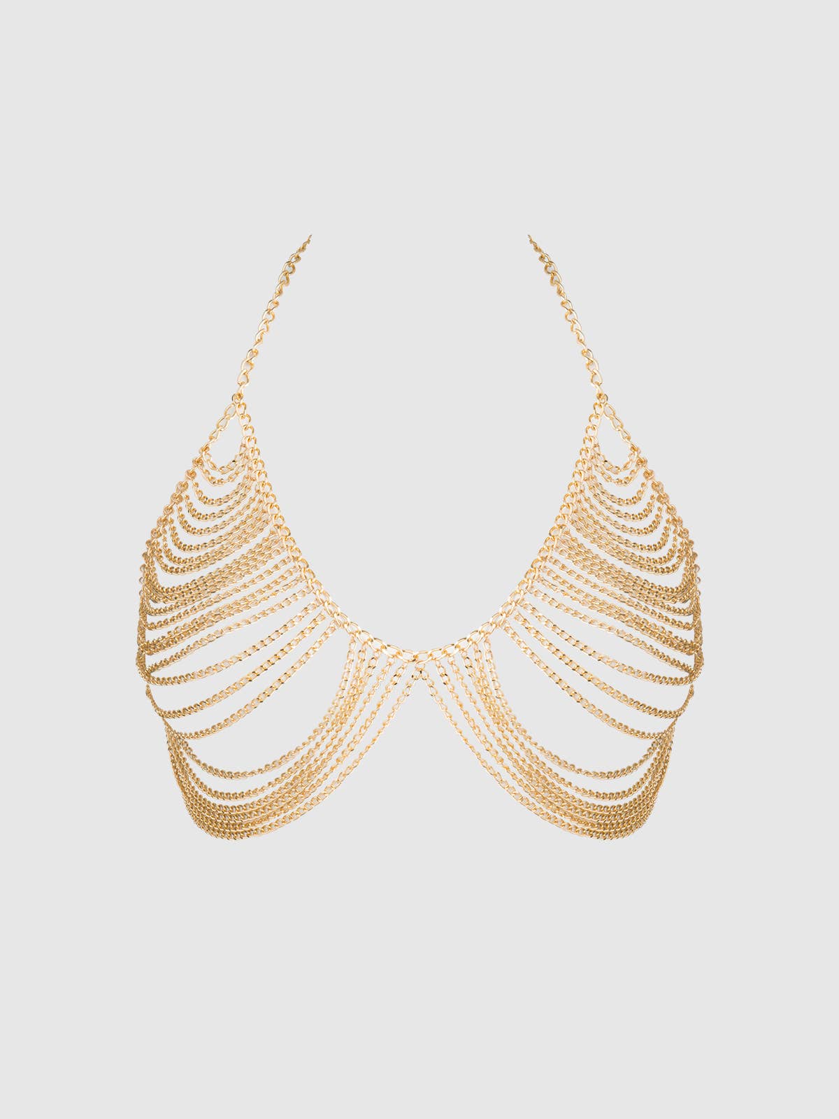 CHAIN DRAPE BRALETTE