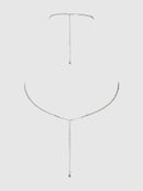 RHINESTONE X-CROSSED BUSTIER