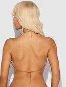 CHAIN DRAPE BRALETTE