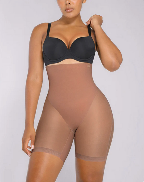 Shapellx BOOT-YEAH™ MeshSmooth™ High-Waisted Mid Thigh Short