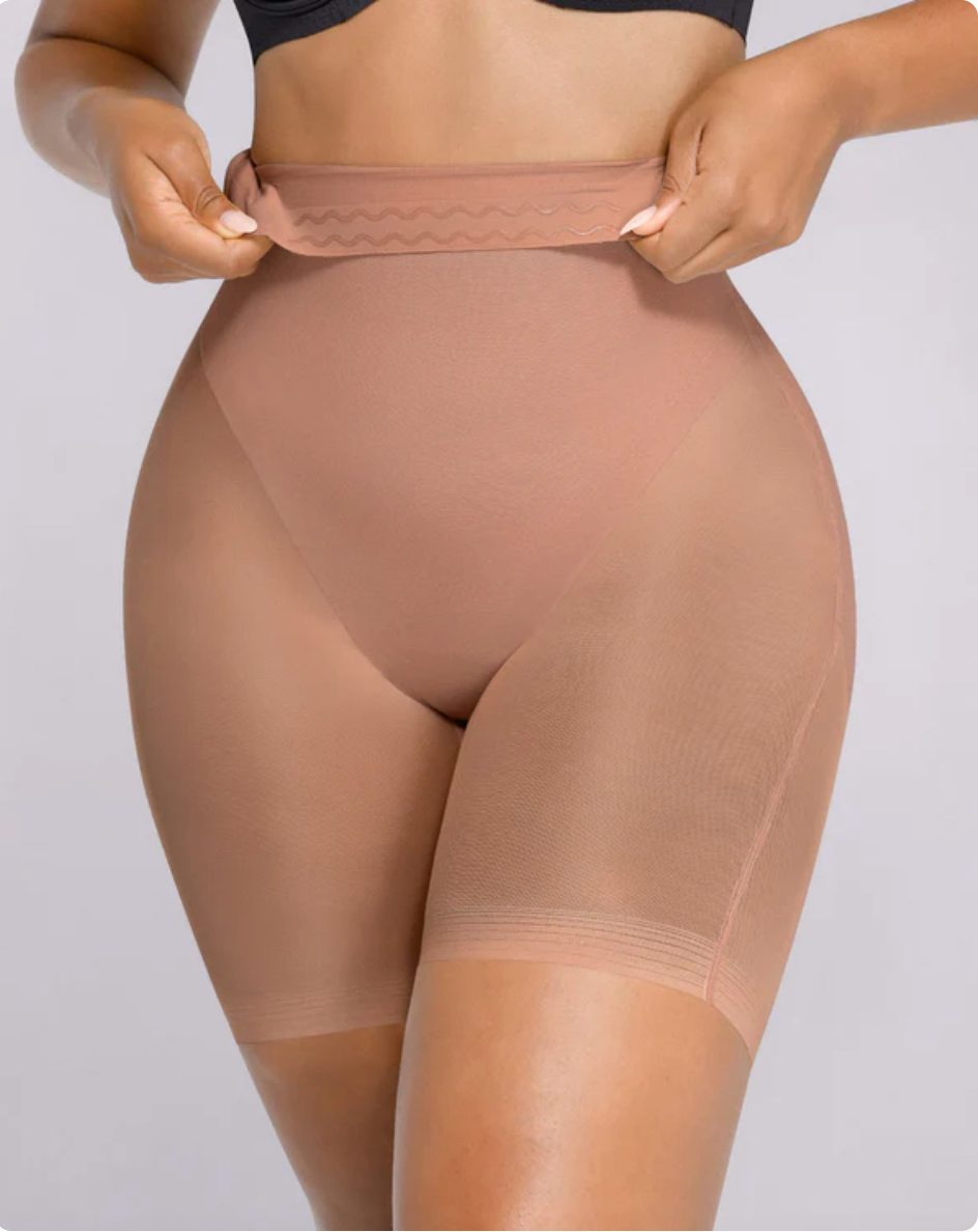 Shapellx BOOT-YEAH™ MeshSmooth™ High-Waisted Mid Thigh Short