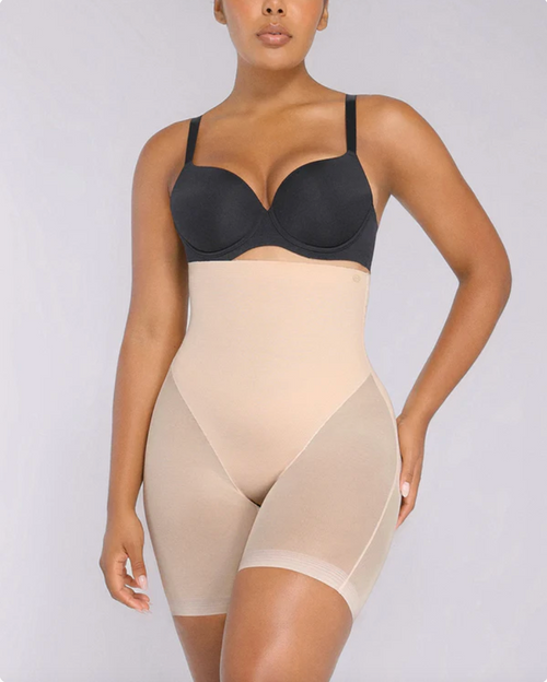 Shapellx BOOT-YEAH™ MeshSmooth™ High-Waisted Mid Thigh Short