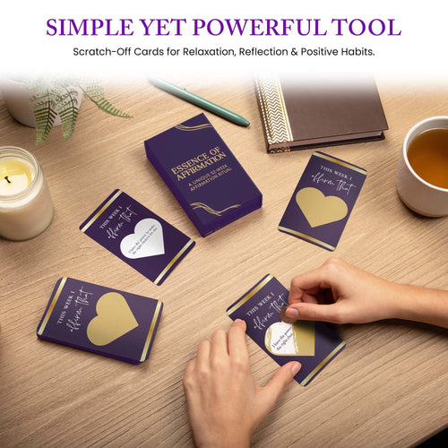 The Affirmation Scratch Cards: A Daily Motivation & Positivity Kit