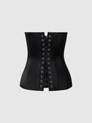 Juliet Satin Full Boning Scoop Neck Corset